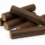 J'ENVOIE DU BOIS - Bûches de Bois densifiées Rondes 30cm - Bûches compressées calorifiques Longue durée - Pack de 15 - pour Cheminée, Poêle ou Insert - Combustion Haute Performance